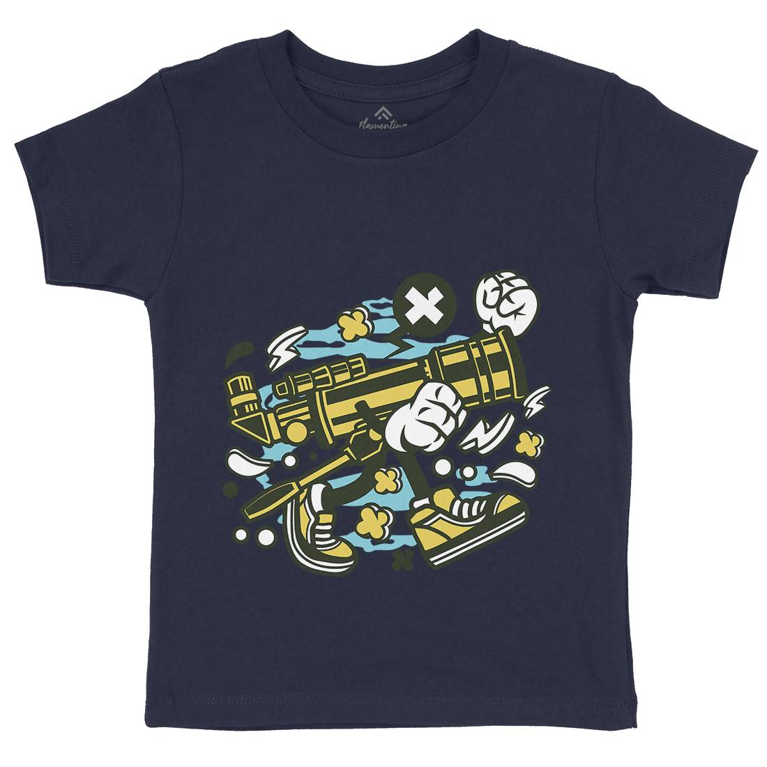 Monocular Kids Crew Neck T-Shirt Science C174