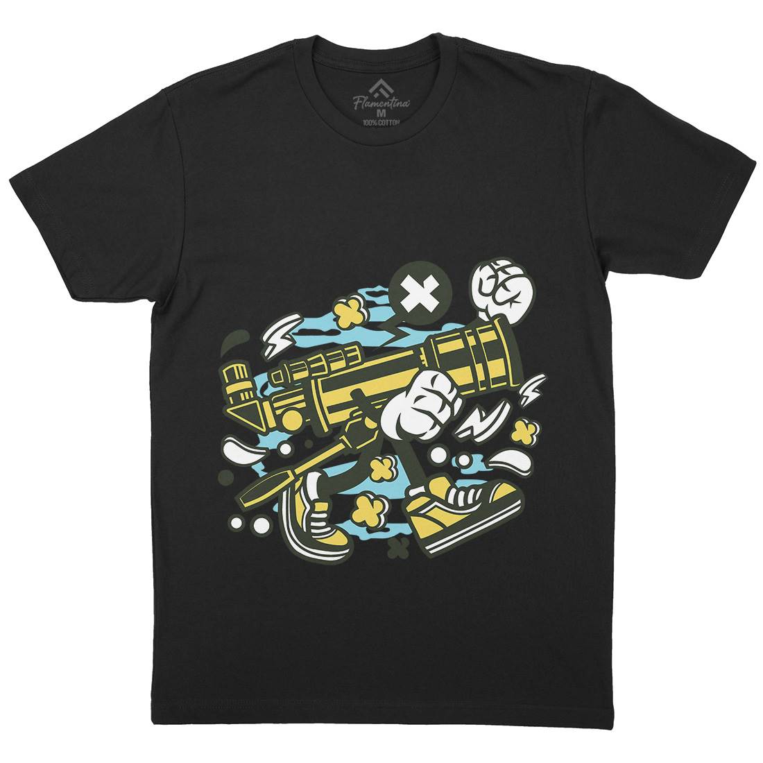 Monocular Mens Crew Neck T-Shirt Science C174