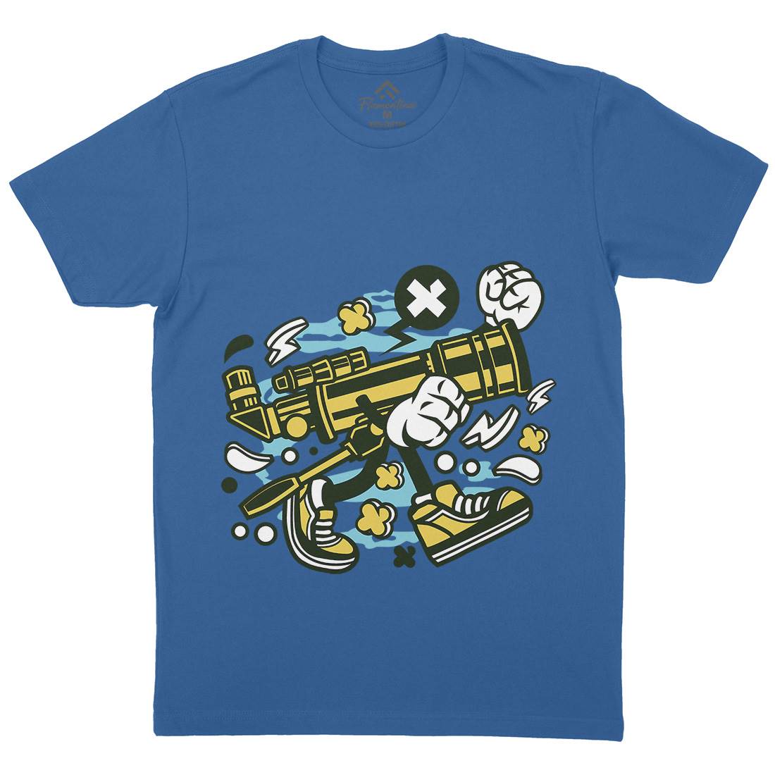 Monocular Mens Crew Neck T-Shirt Science C174