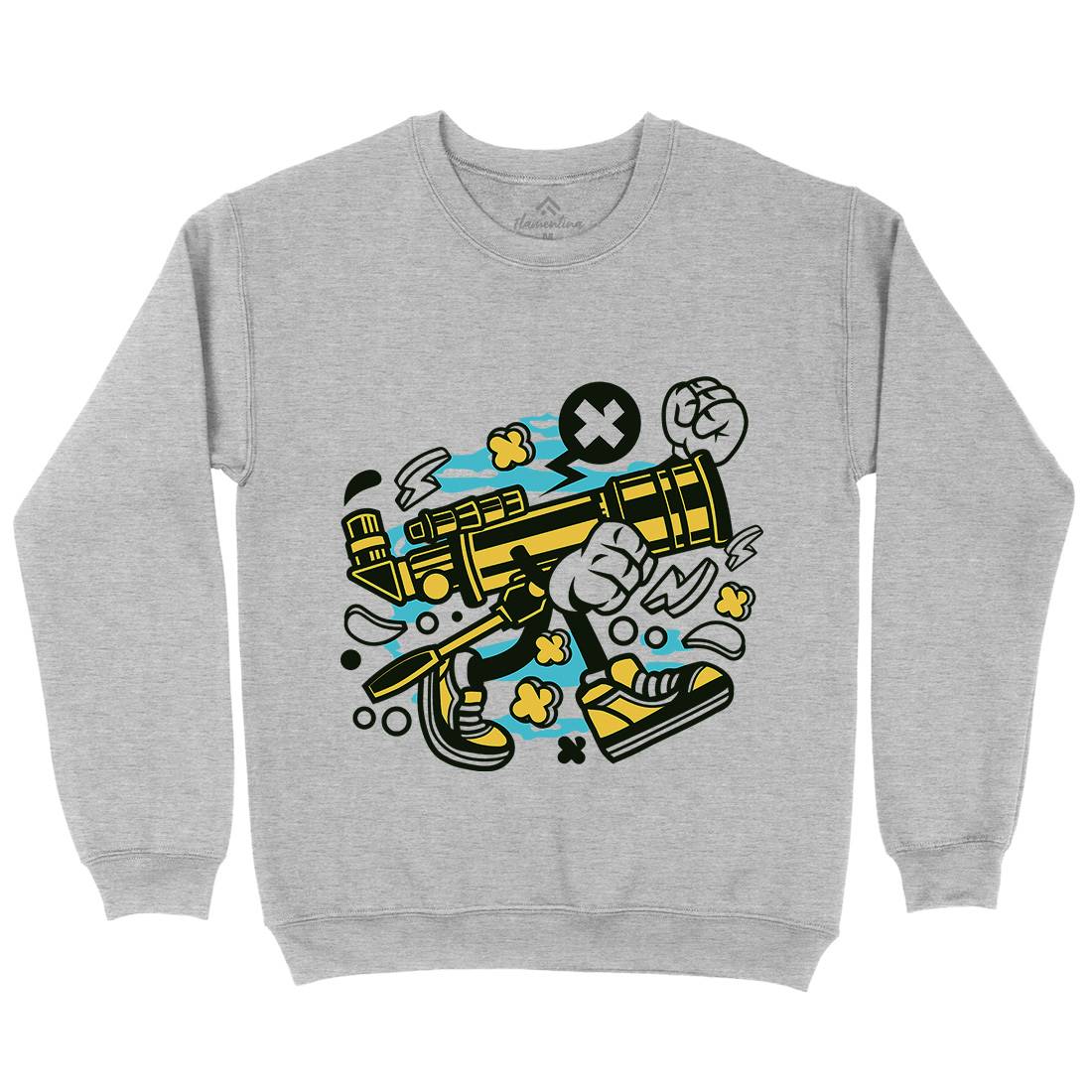 Monocular Mens Crew Neck Sweatshirt Science C174