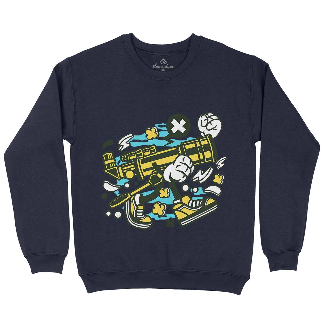 Monocular Mens Crew Neck Sweatshirt Science C174