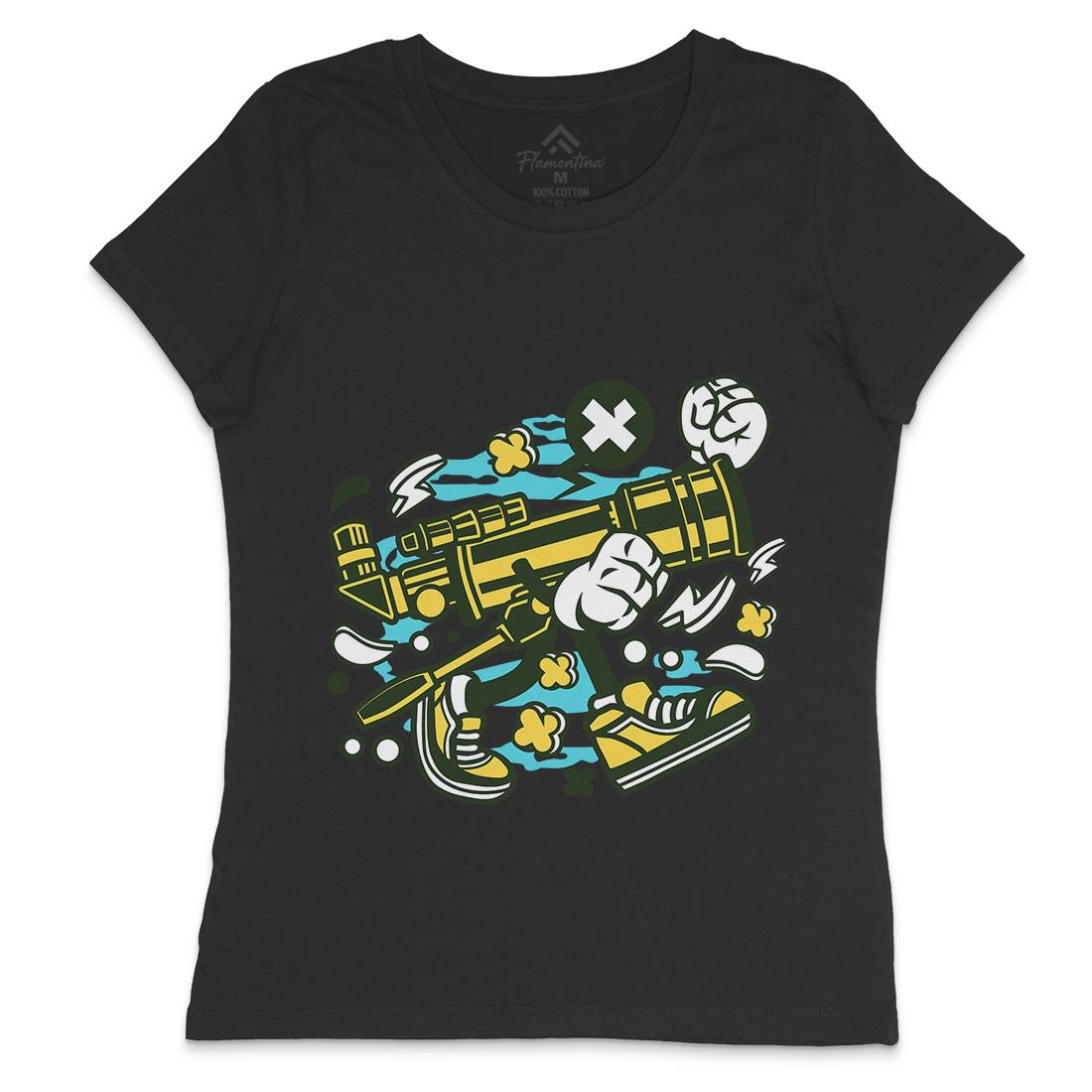 Monocular Womens Crew Neck T-Shirt Science C174