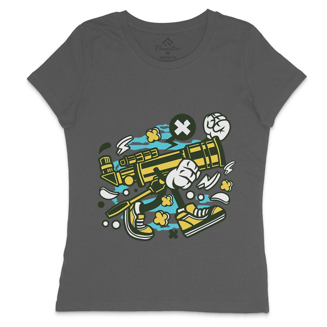 Monocular Womens Crew Neck T-Shirt Science C174