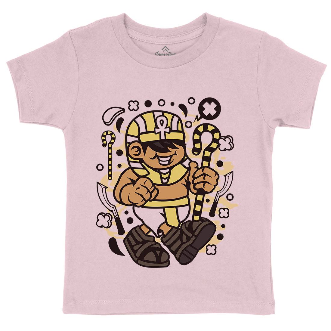 Pharaoh Kid Kids Crew Neck T-Shirt Religion C187