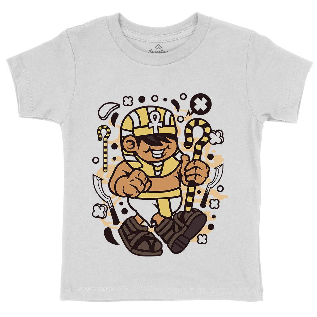 Pharaoh Kid Kids Organic Crew Neck T-Shirt Religion C187