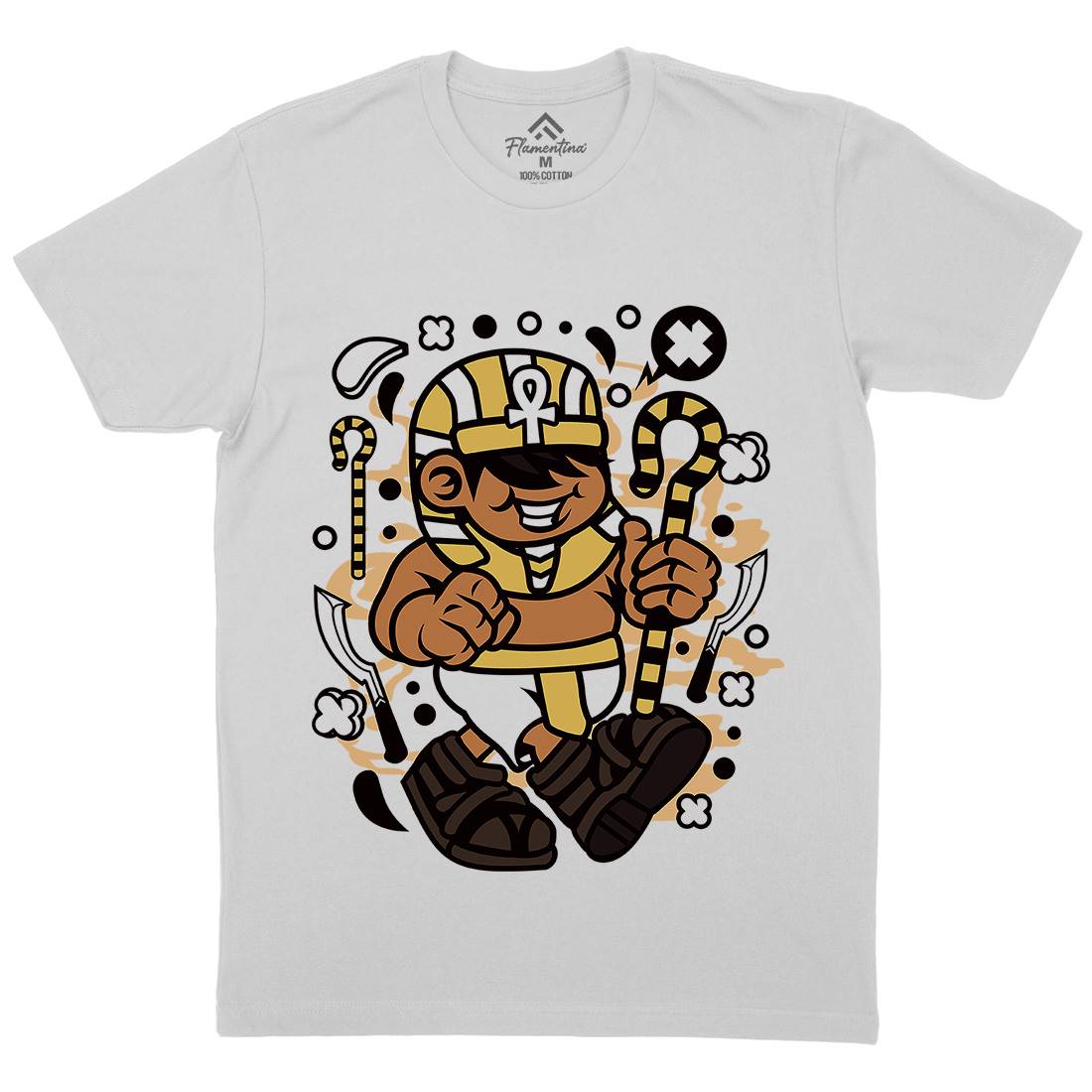 Pharaoh Kid Mens Crew Neck T-Shirt Religion C187