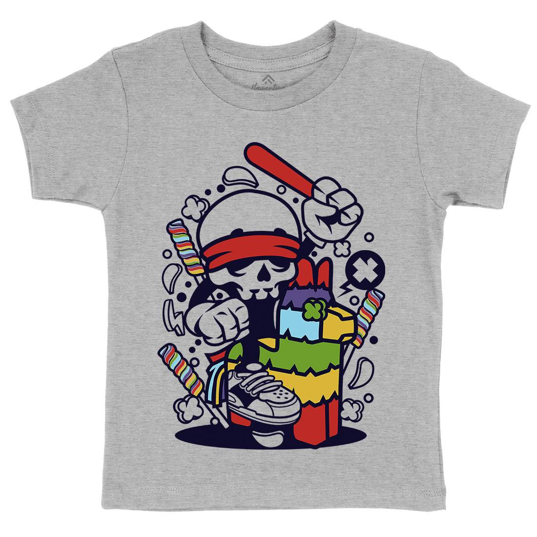 Pinata Kids Organic Crew Neck T-Shirt Retro C188