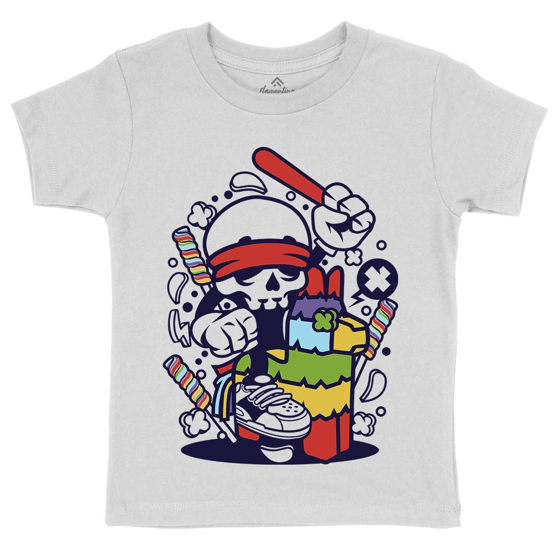 Pinata Kids Organic Crew Neck T-Shirt Retro C188