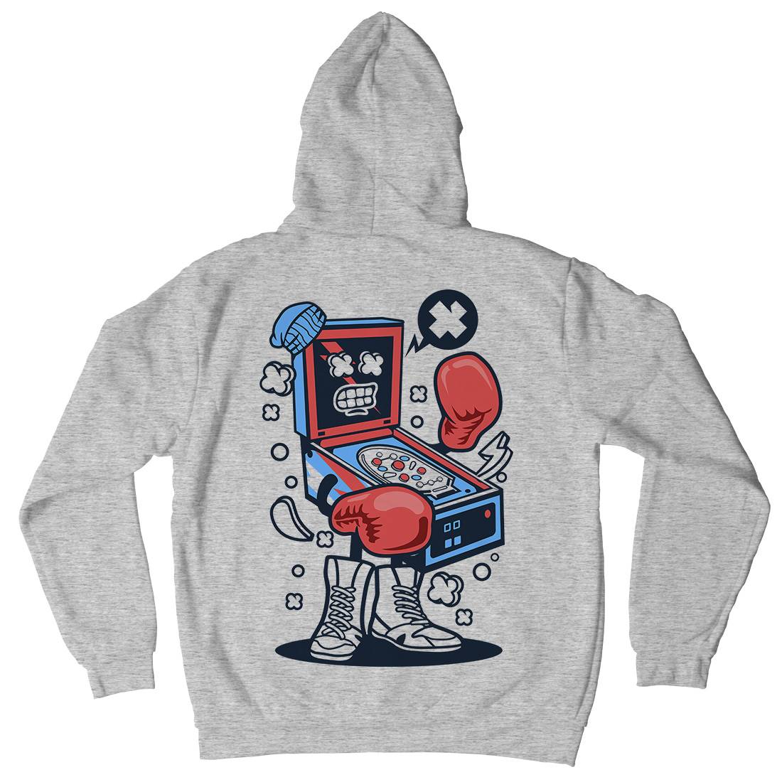 Pinball Boxer Mens Hoodie With Pocket Sport C190