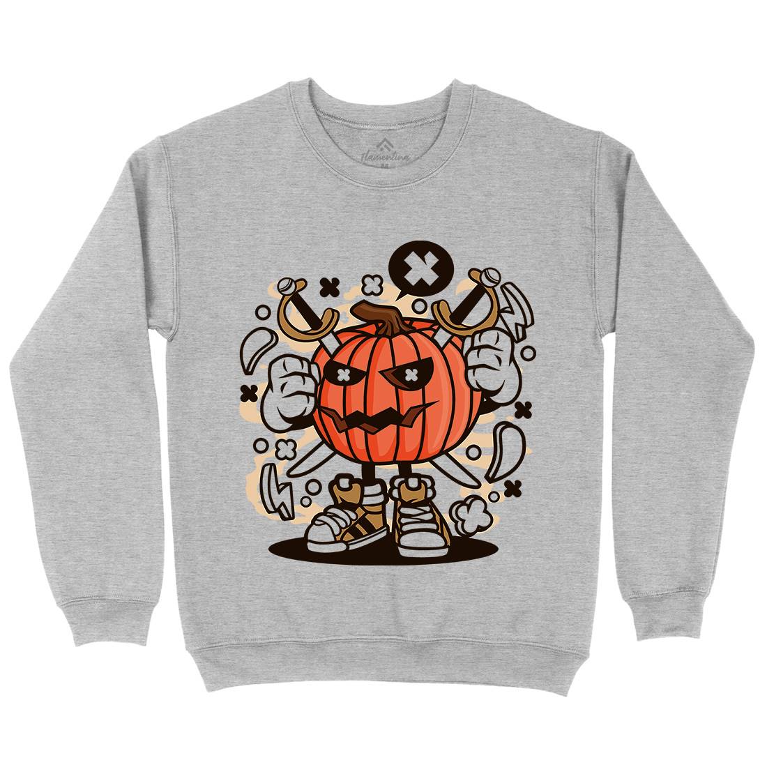 Pumpkins Kids Crew Neck Sweatshirt Halloween C198