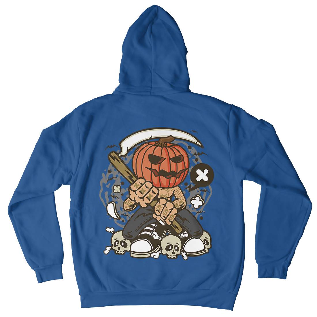 Pumpkins Reaper Mens Hoodie With Pocket Halloween C199