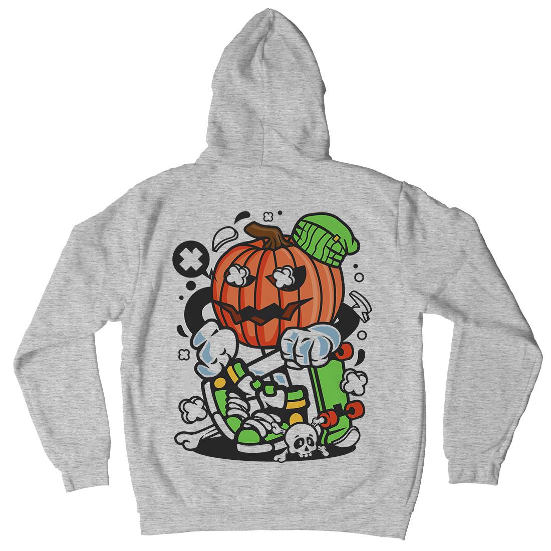 Pumpkins Skater Mens Hoodie With Pocket Halloween C200