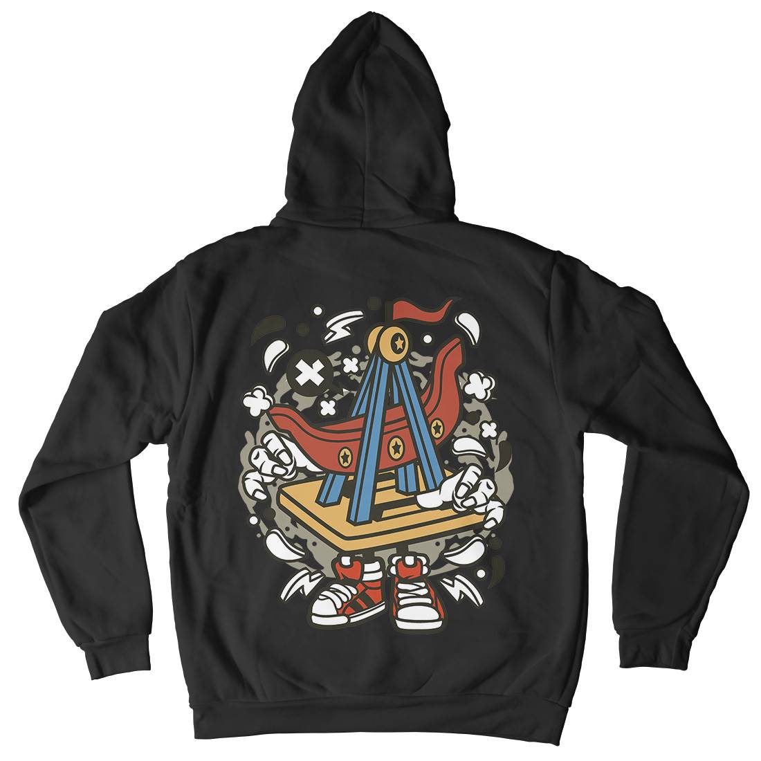 Ship Toys Mens Hoodie With Pocket Navy C227