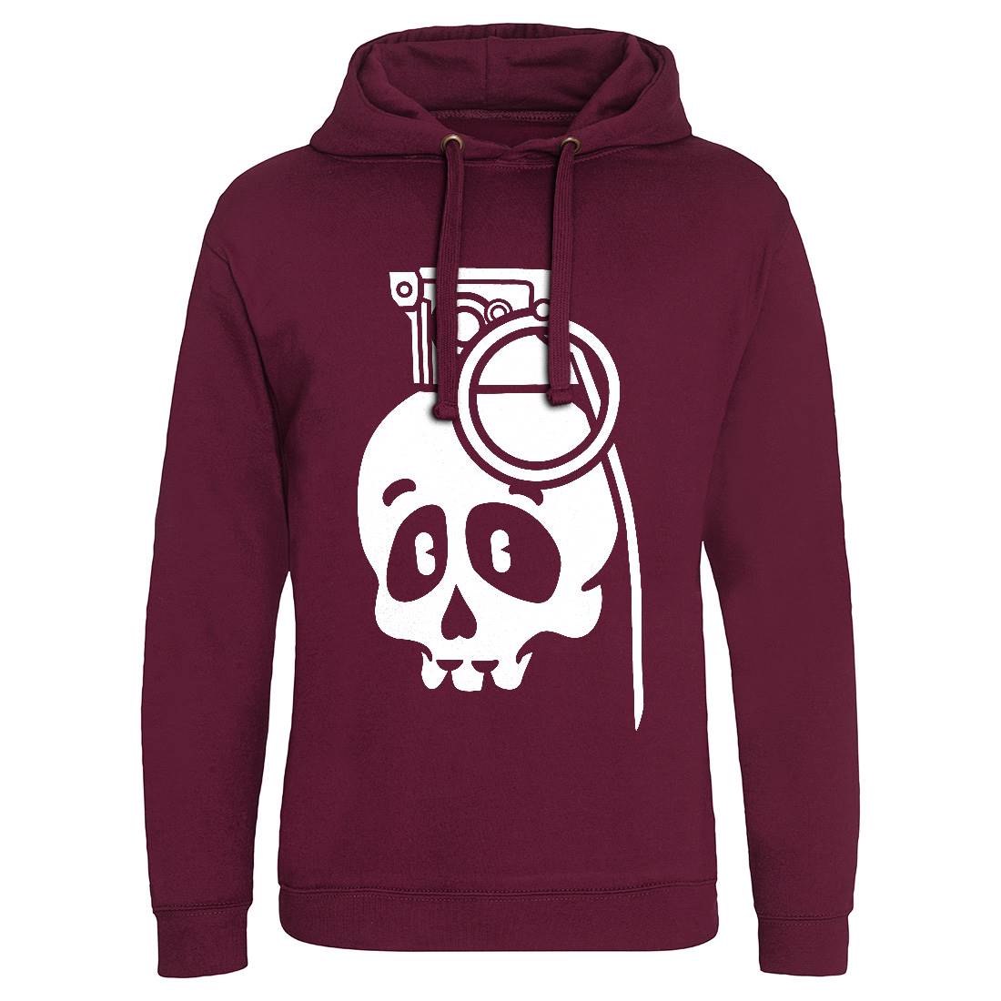 Skull Grenade Mens Hoodie Without Pocket Army C236
