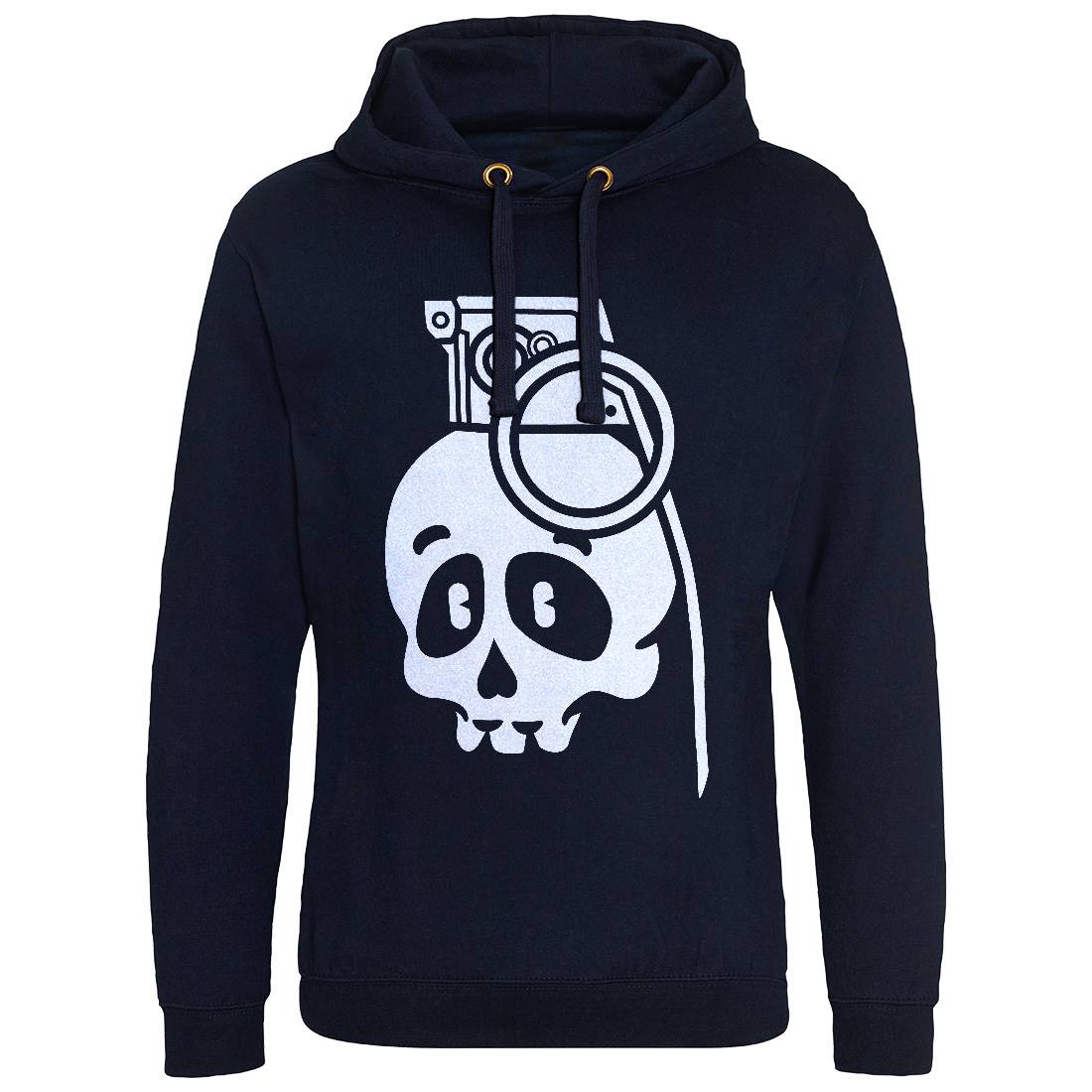Skull Grenade Mens Hoodie Without Pocket Army C236