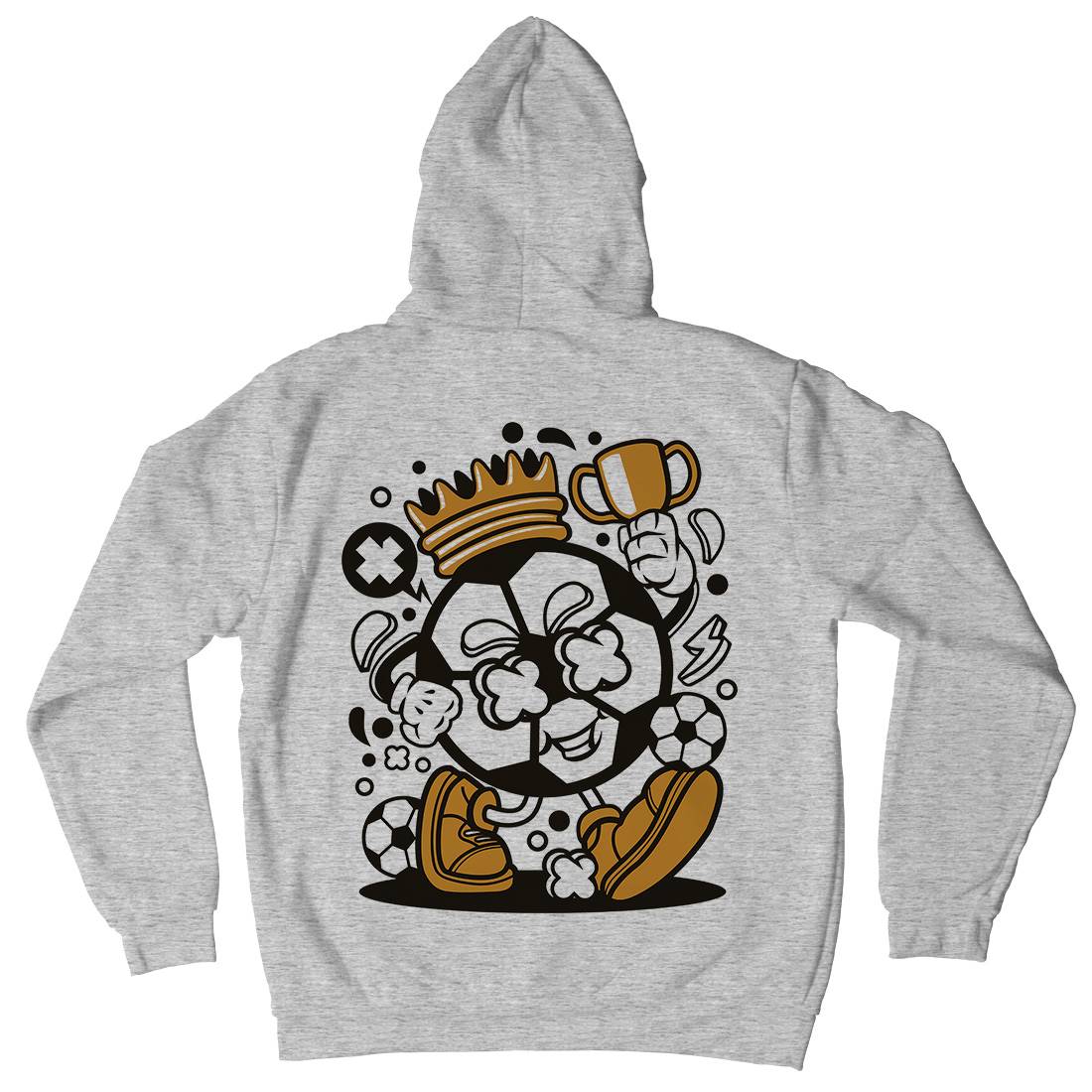 Soccer King Kids Crew Neck Hoodie Sport C251