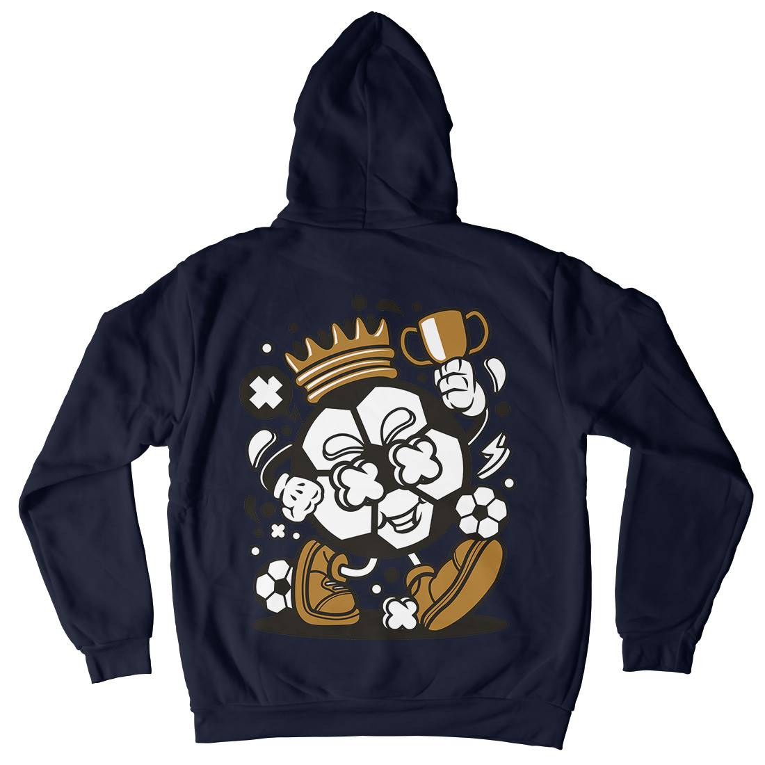 Soccer King Kids Crew Neck Hoodie Sport C251