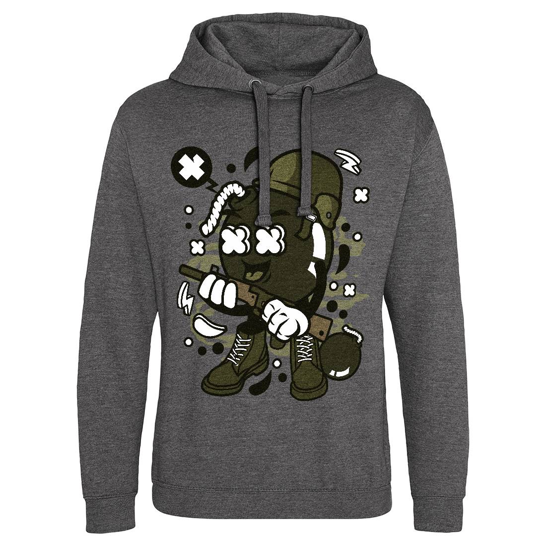 Soldier Bomb Mens Hoodie Without Pocket Army C252