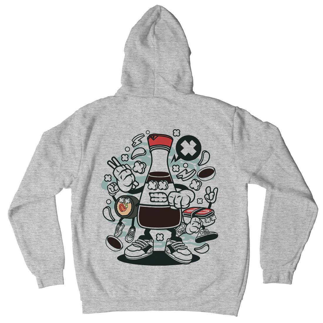 Soy Sauce Kids Crew Neck Hoodie Food C255