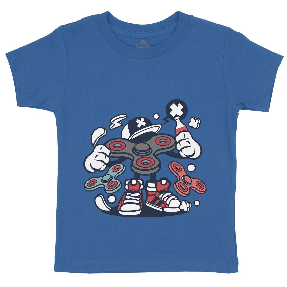 Spin Toy Kids Crew Neck T-Shirt Sport C257