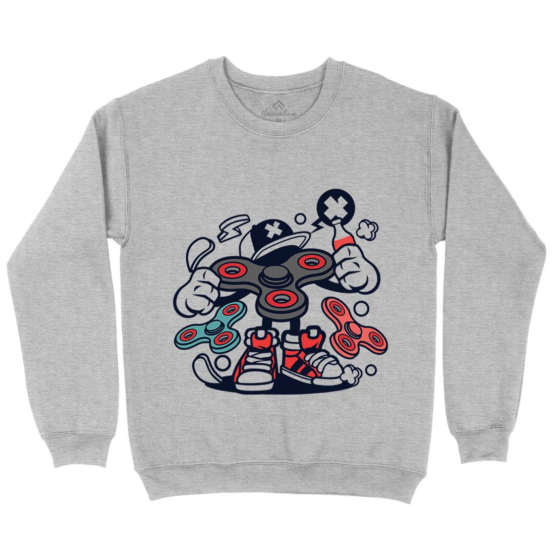Spin Toy Mens Crew Neck Sweatshirt Sport C257