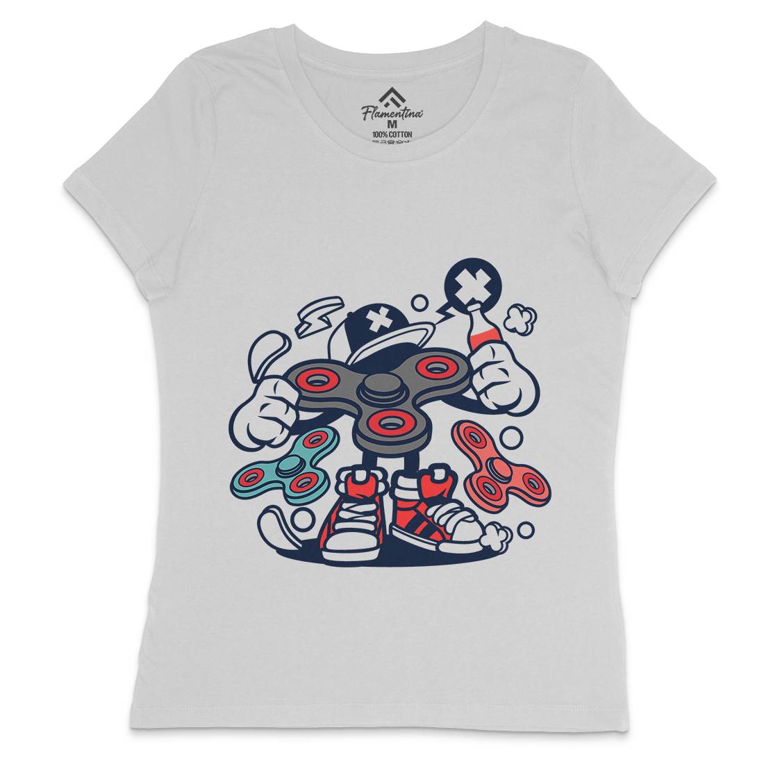 Spin Toy Womens Crew Neck T-Shirt Sport C257