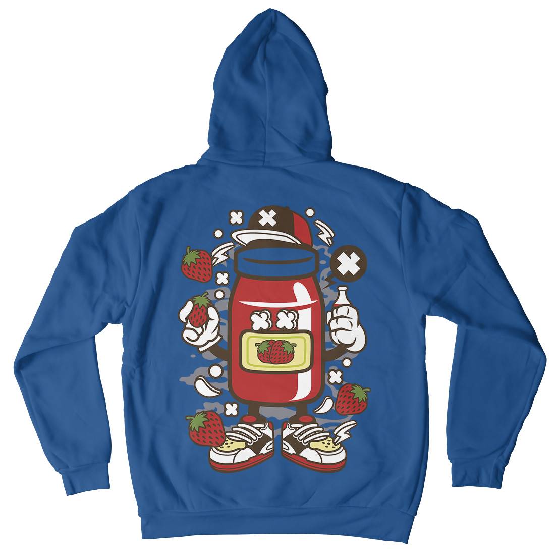 Strawberry Jam Kids Crew Neck Hoodie Food C261