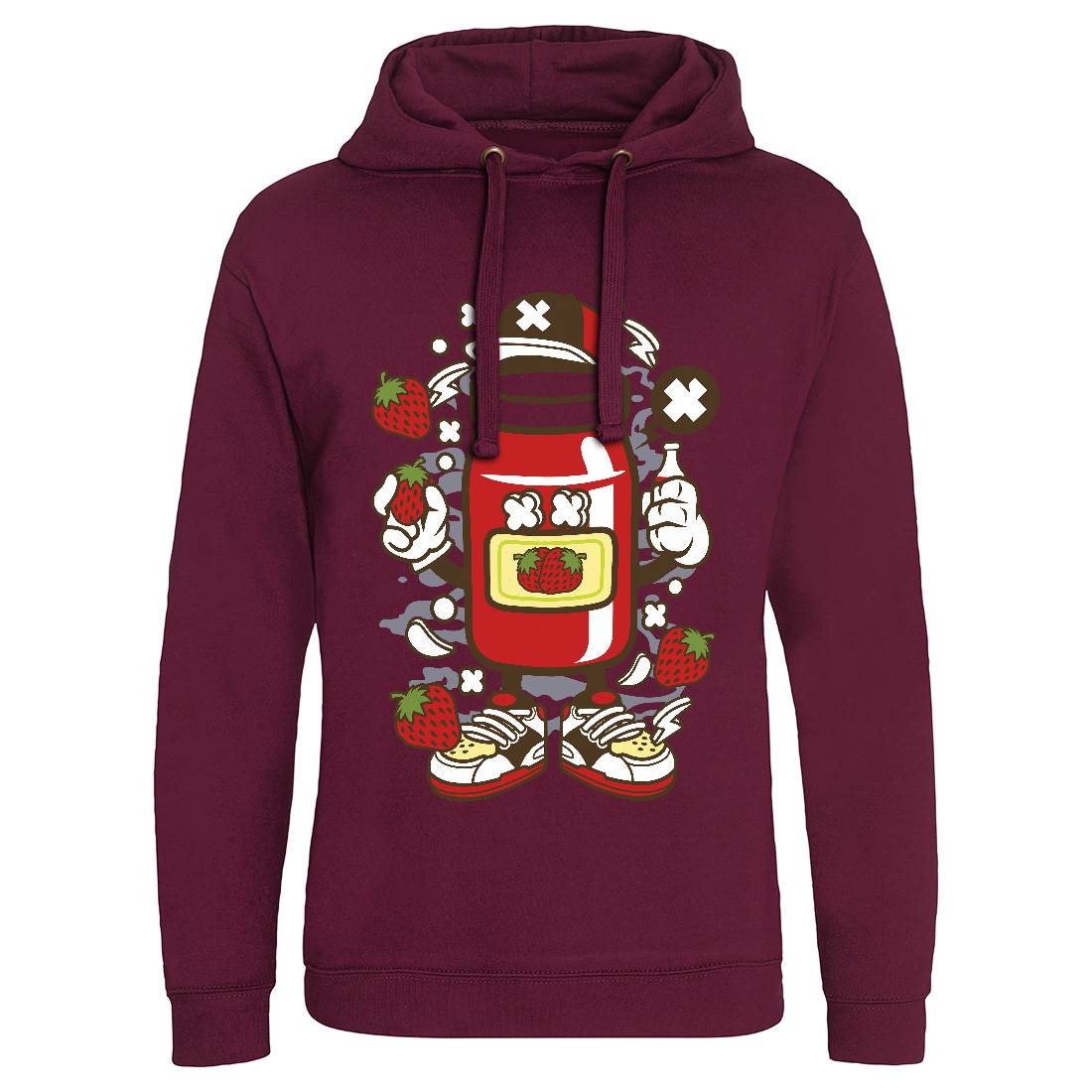 Strawberry Jam Mens Hoodie Without Pocket Food C261