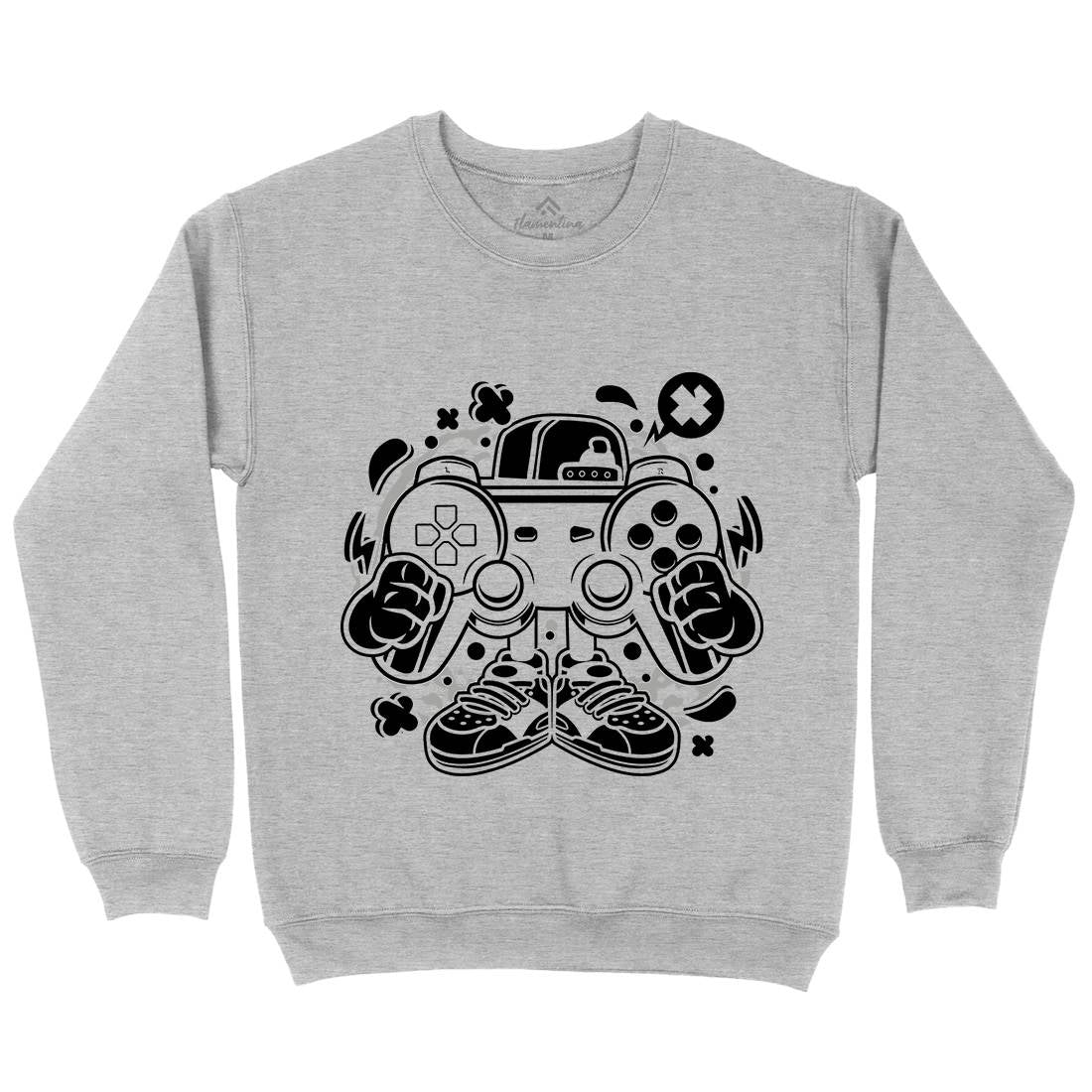 Street Gamer Kids Crew Neck Sweatshirt Geek C262
