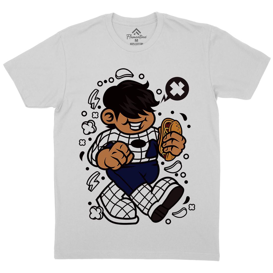 Superhero Spider Kid Mens Crew Neck T-Shirt Geek C266