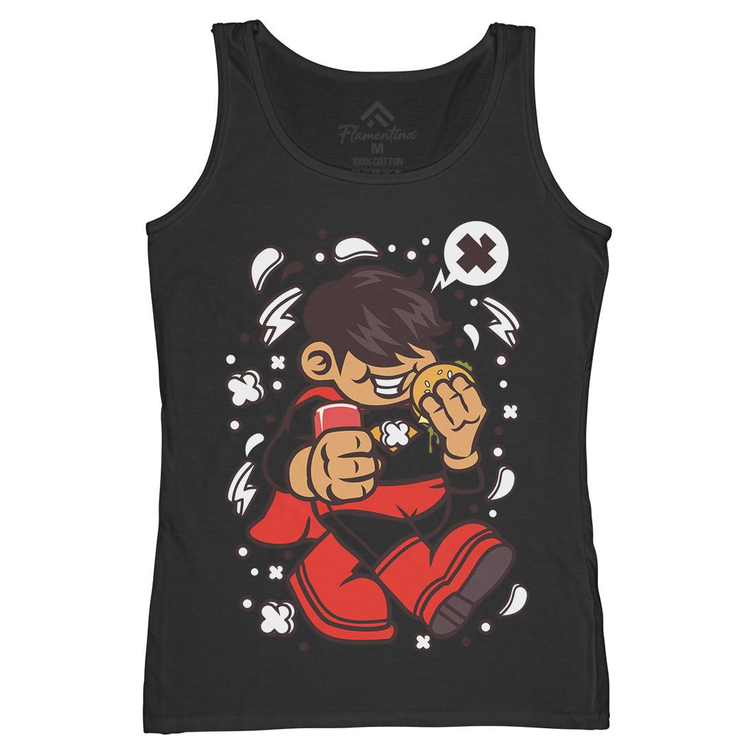 Superhero Super Kid Womens Organic Tank Top Vest Geek C267