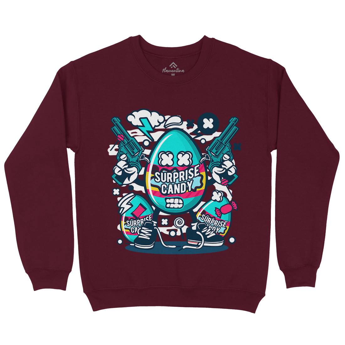 Surprise Candy Kids Crew Neck Sweatshirt Food C268