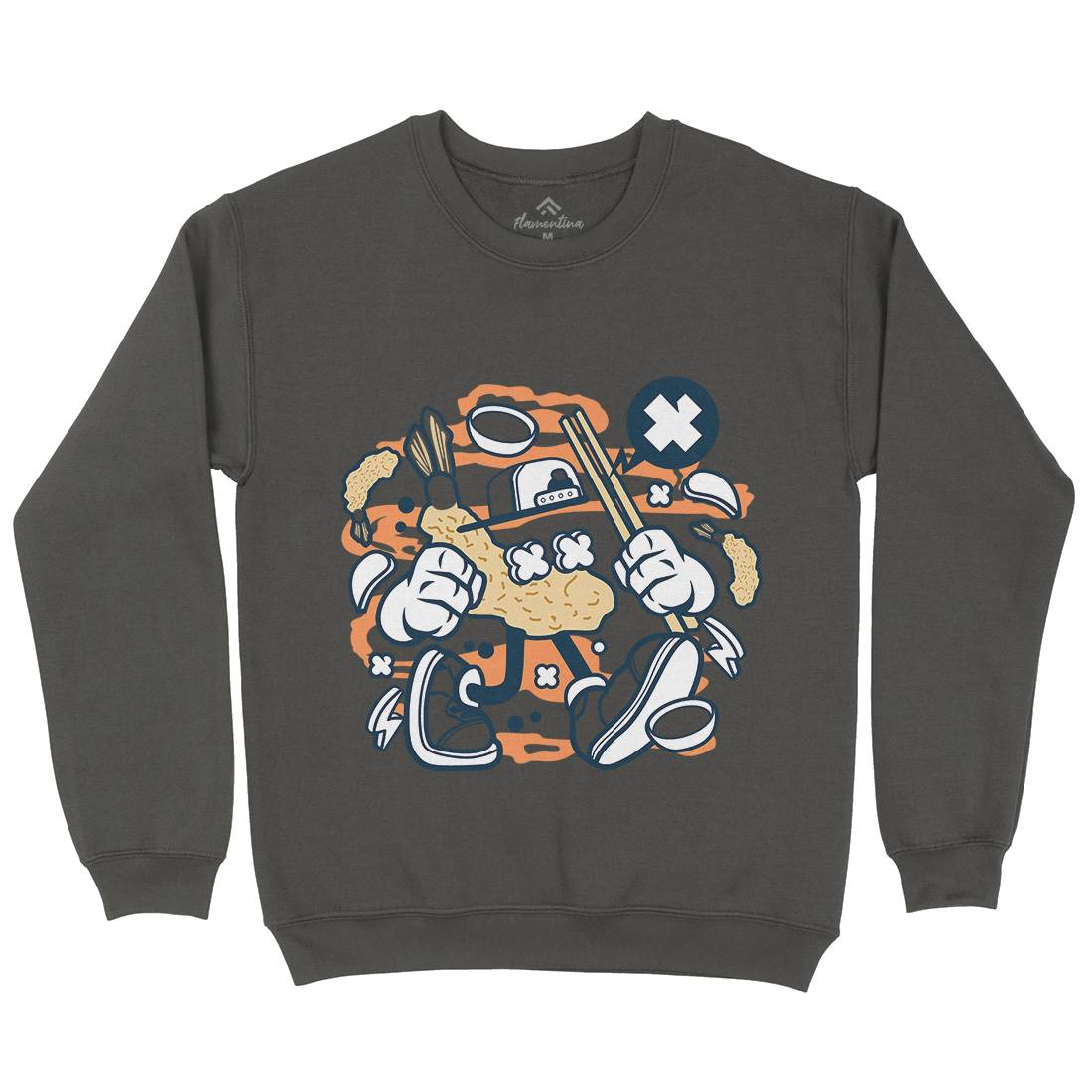 Tempura Kids Crew Neck Sweatshirt Food C272