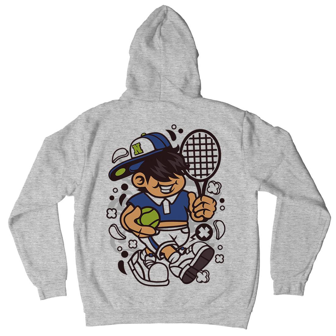Tennis Kid Kids Crew Neck Hoodie Sport C273