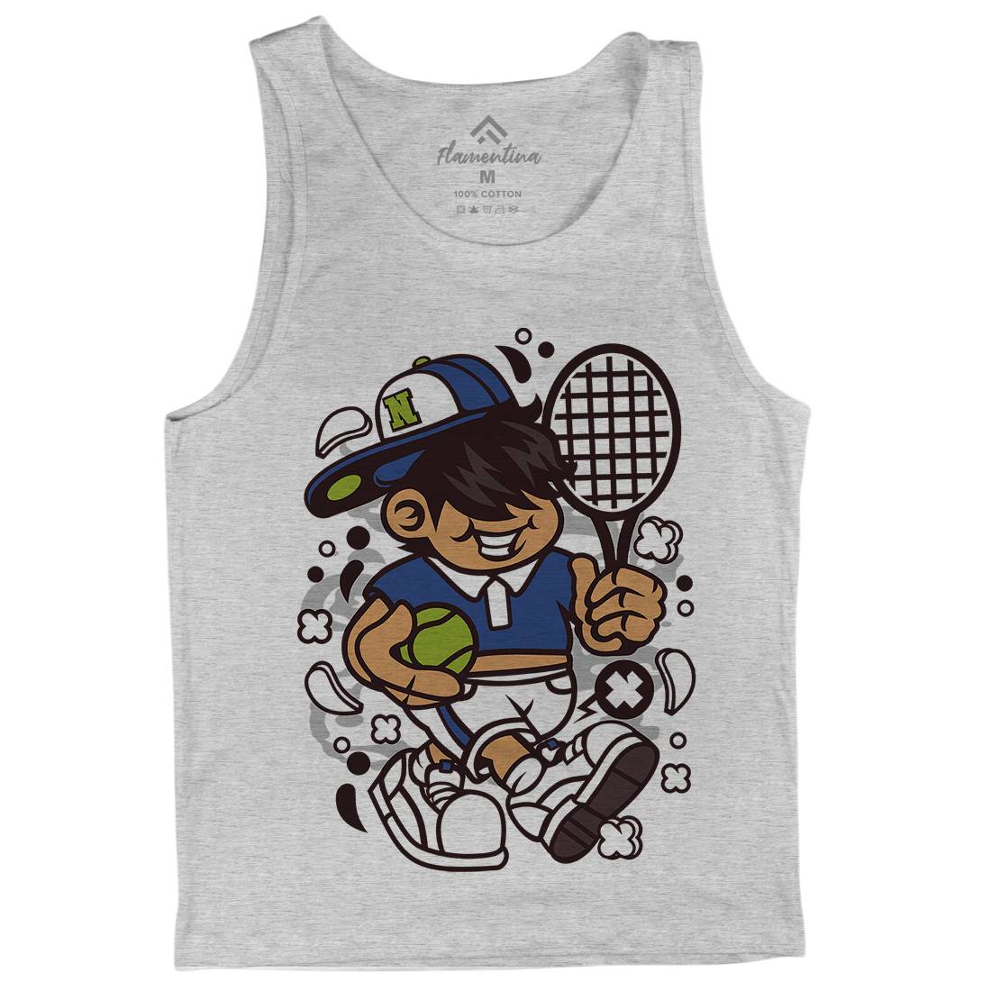 Tennis Kid Mens Tank Top Vest Sport C273