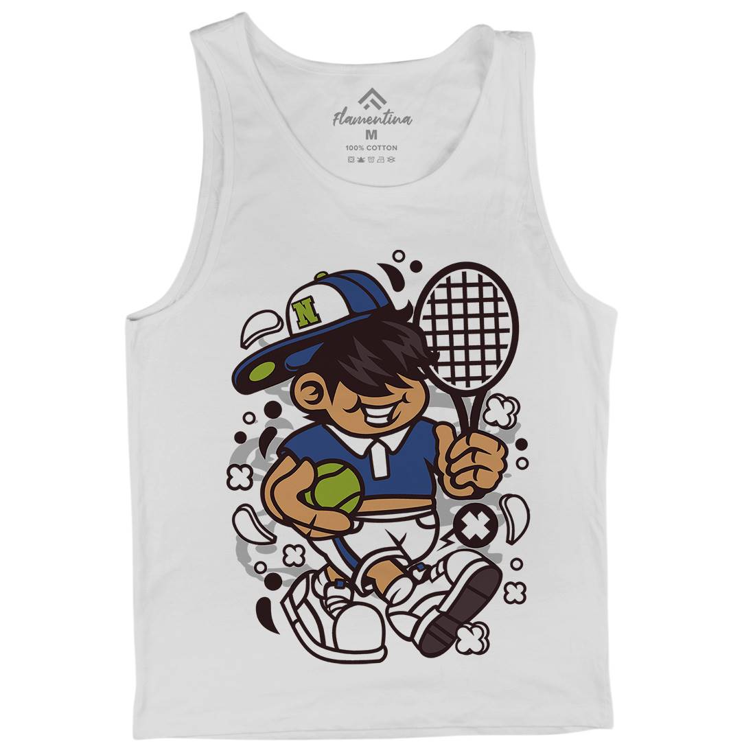Tennis Kid Mens Tank Top Vest Sport C273