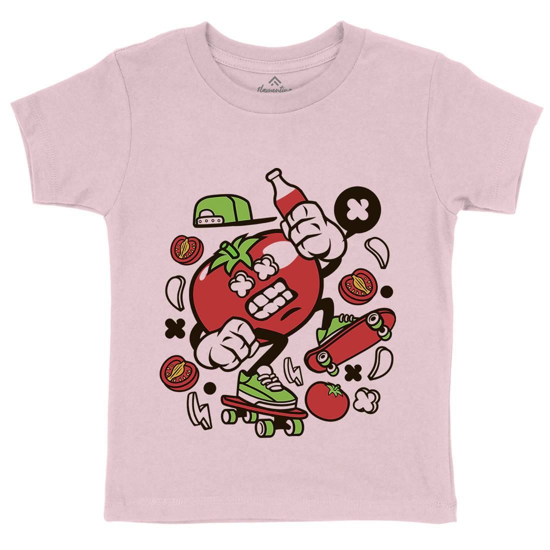 Tomato Kids Organic Crew Neck T-Shirt Food C280
