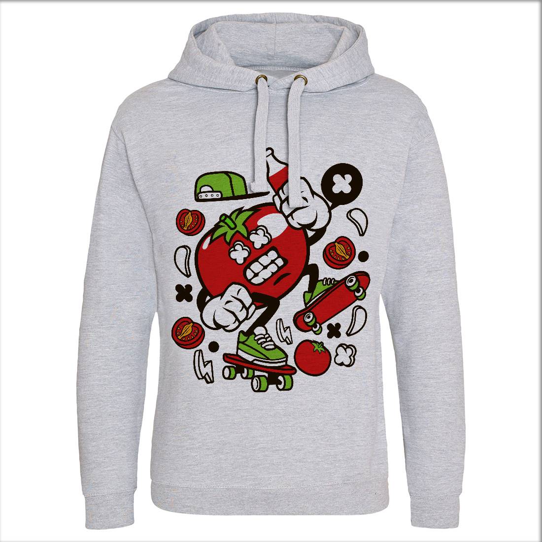 Tomato Mens Hoodie Without Pocket Food C280