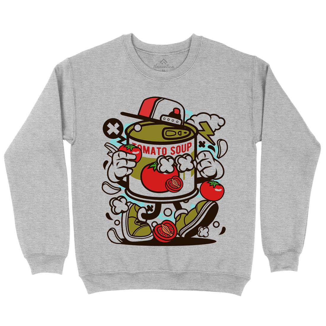 Tomato Soup Kids Crew Neck Sweatshirt Food C281