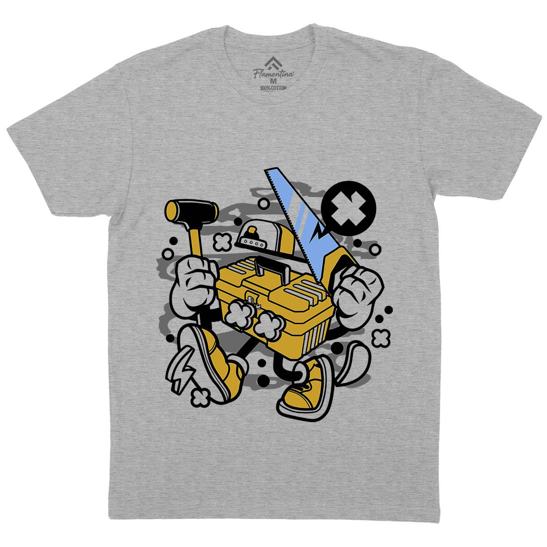 Tool Box Mens Crew Neck T-Shirt Work C282