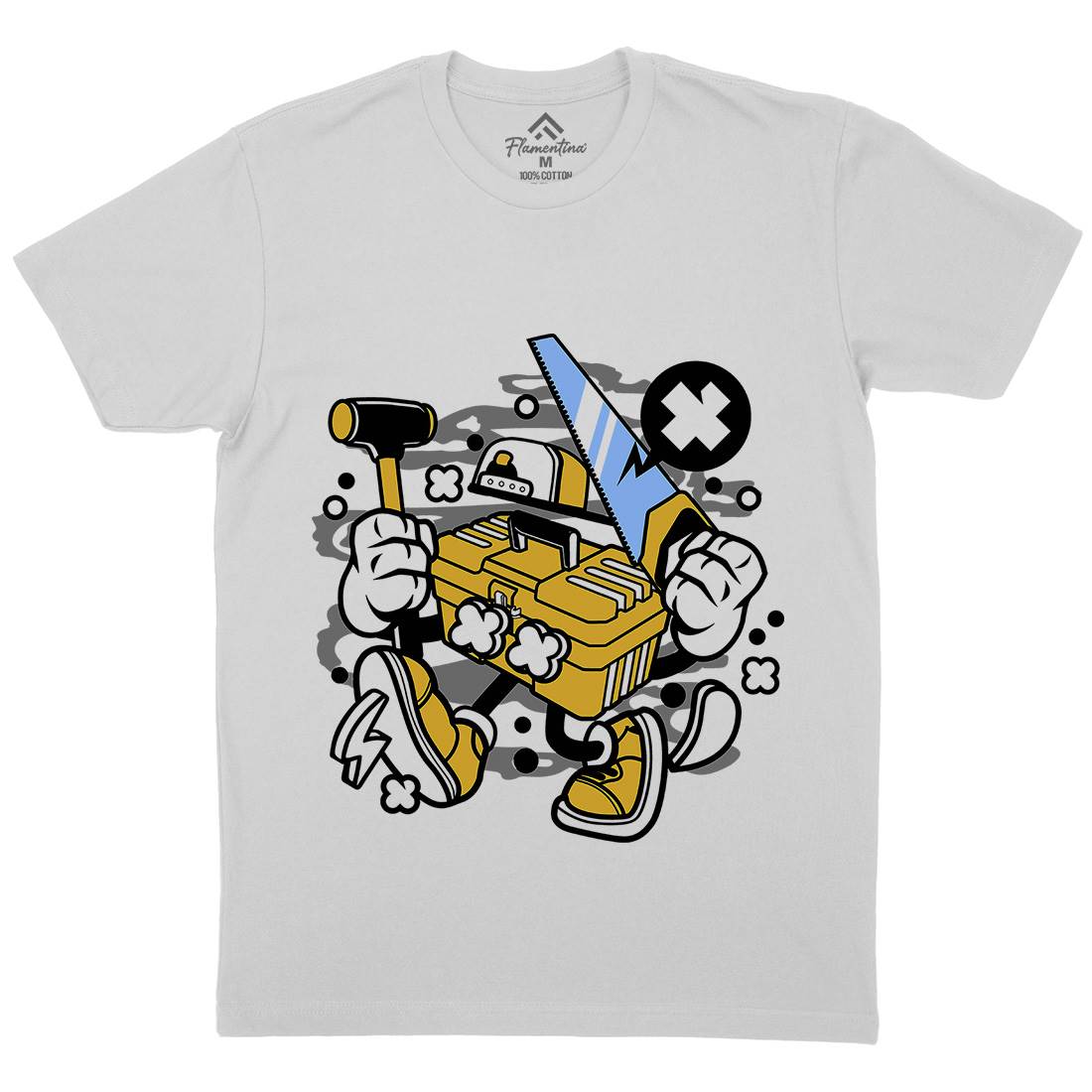 Tool Box Mens Crew Neck T-Shirt Work C282