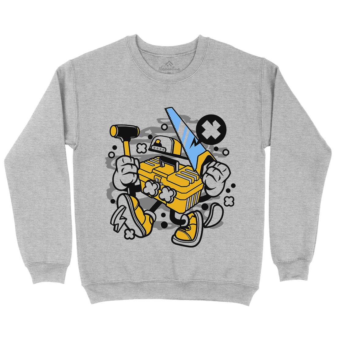 Tool Box Kids Crew Neck Sweatshirt Work C282