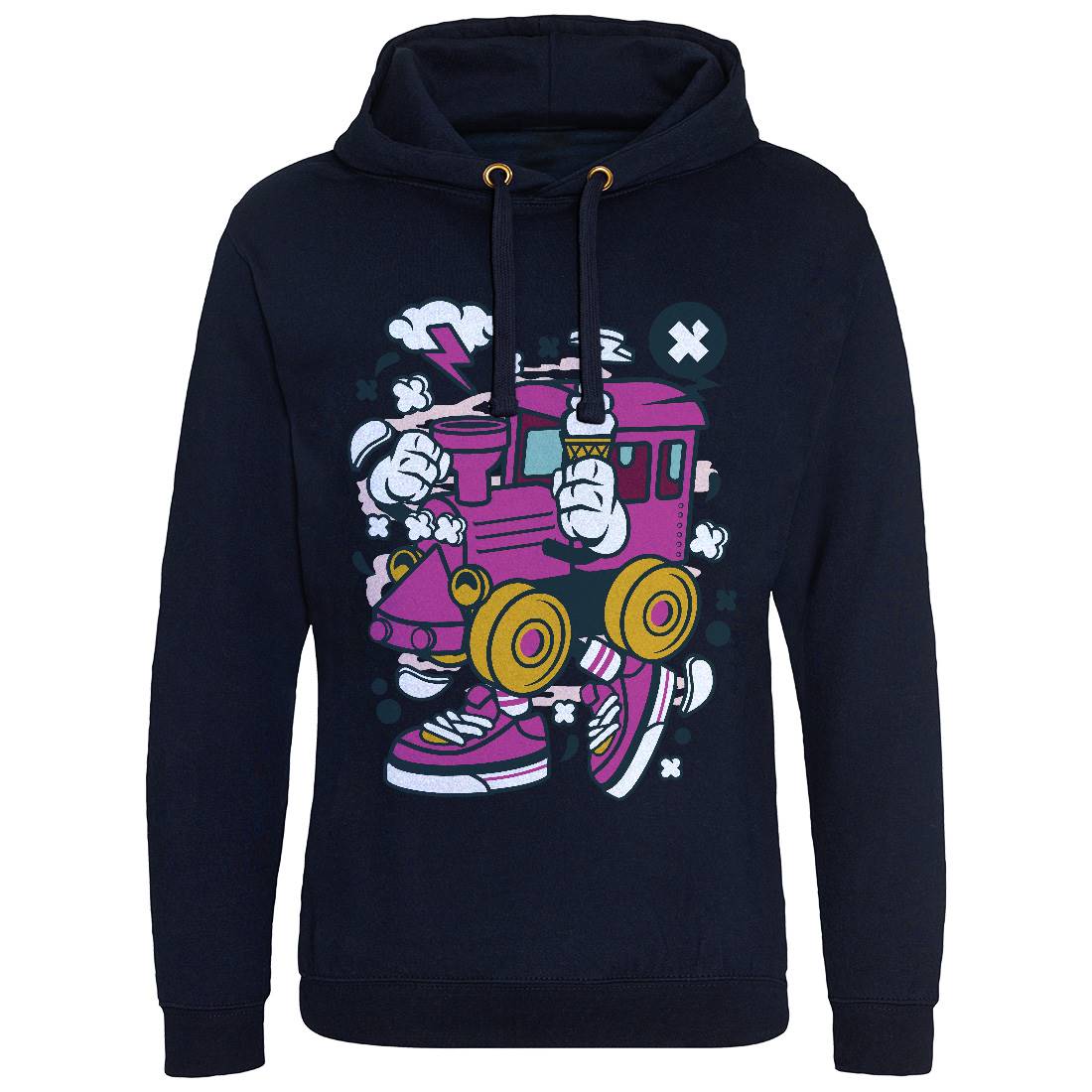 Train Mens Hoodie Without Pocket Vehicles C286