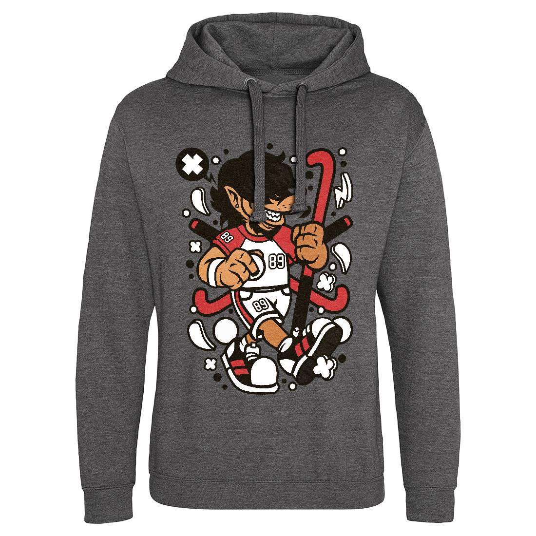 Wolf Field Hockey Mens Hoodie Without Pocket Sport C296