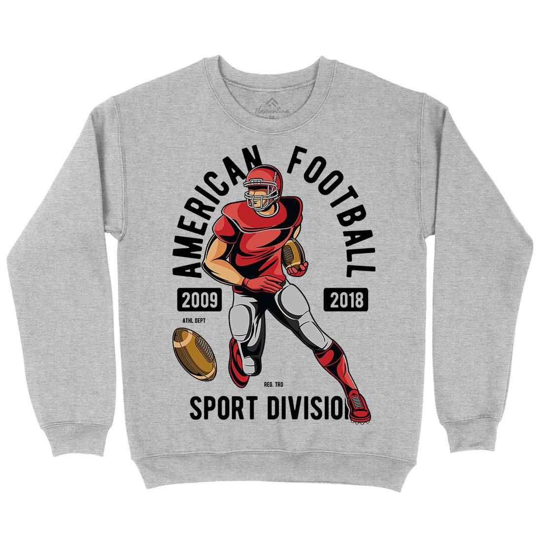 American Football Kids Crew Neck Sweatshirt Sport C301