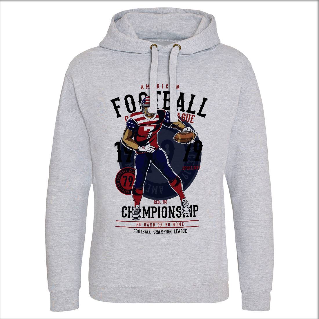 American Football Player Mens Hoodie Without Pocket Sport C302