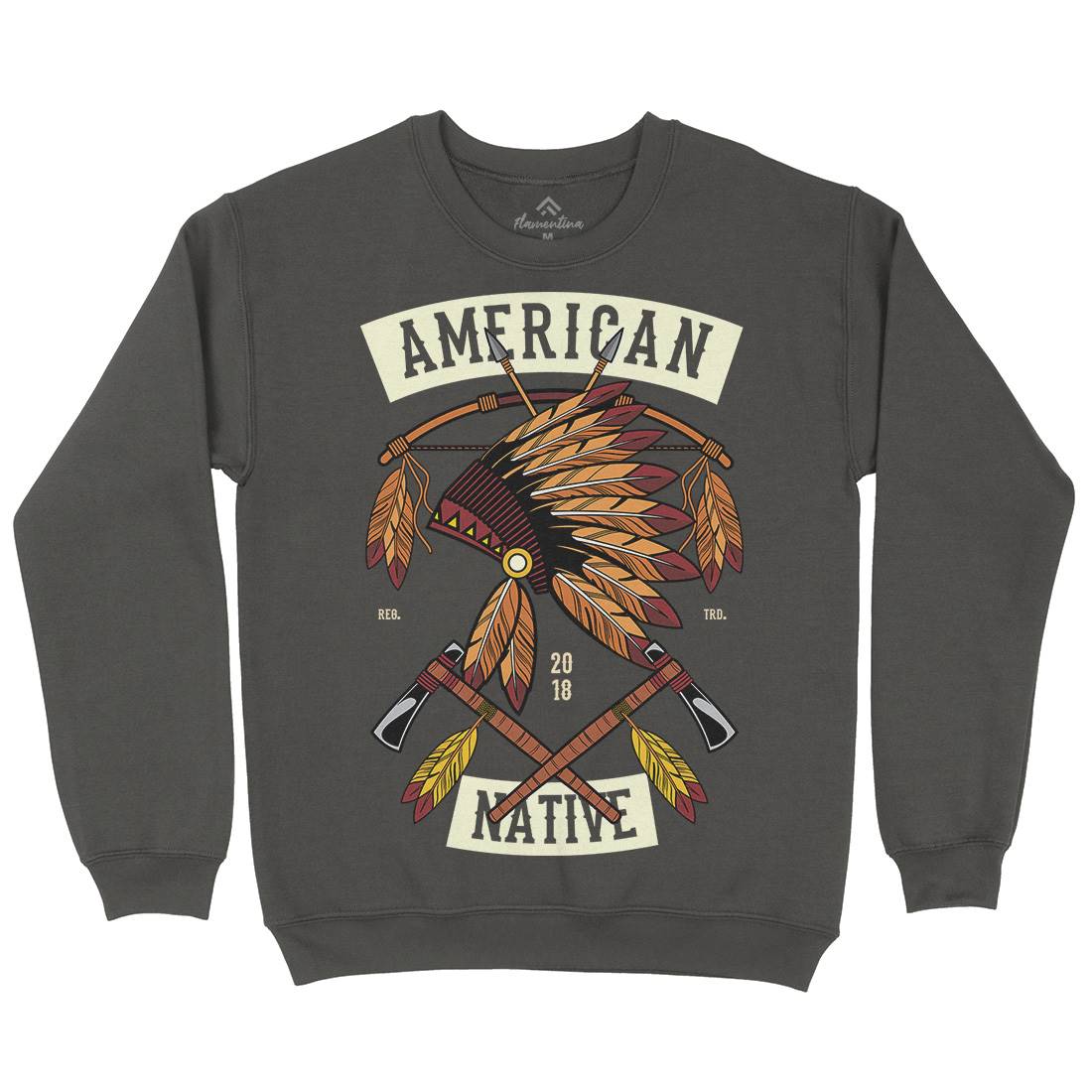 American Native Kids Crew Neck Sweatshirt American C303