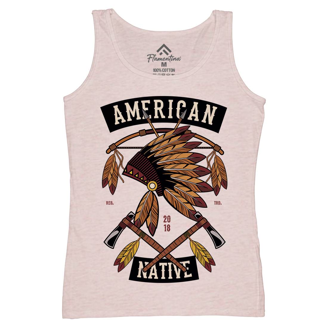 American Native Womens Organic Tank Top Vest American C303