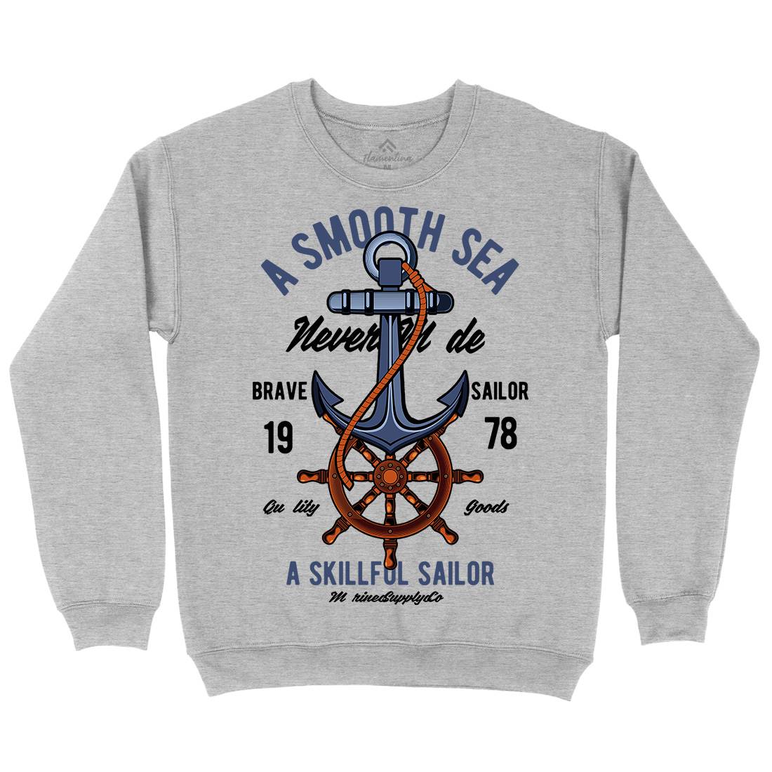 Anchor Kids Crew Neck Sweatshirt Navy C305