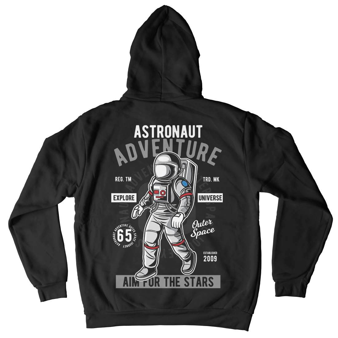 Astronaut Adventure Kids Crew Neck Hoodie Space C307